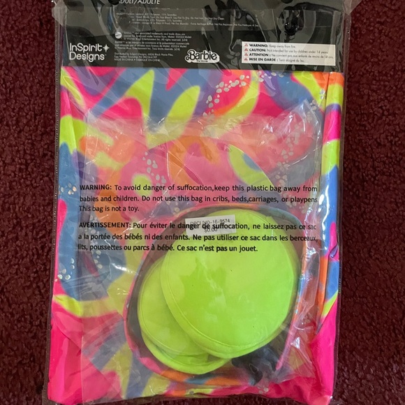 Spirit Skating Barbie and Ken Costume in Pink and Multicolor - Picture 3 of 9